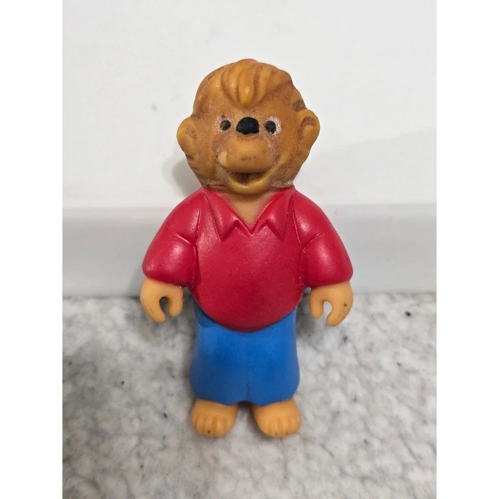 Vintage 1986 Berenstain Bears‎ PVC Figures Set Papa Mama Brother Bear 80s Toys